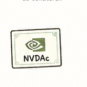 An illustrated NVDAc stock token